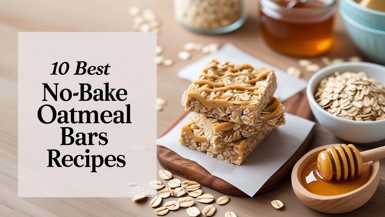 10 Best No-Bake Oatmeal Bars Recipes