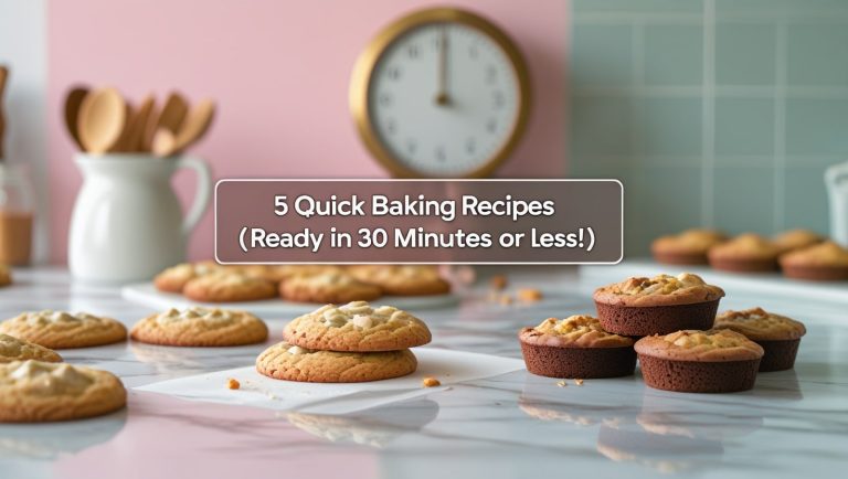5 Quick Baking Recipes (Ready in 30 Minutes or Less!)