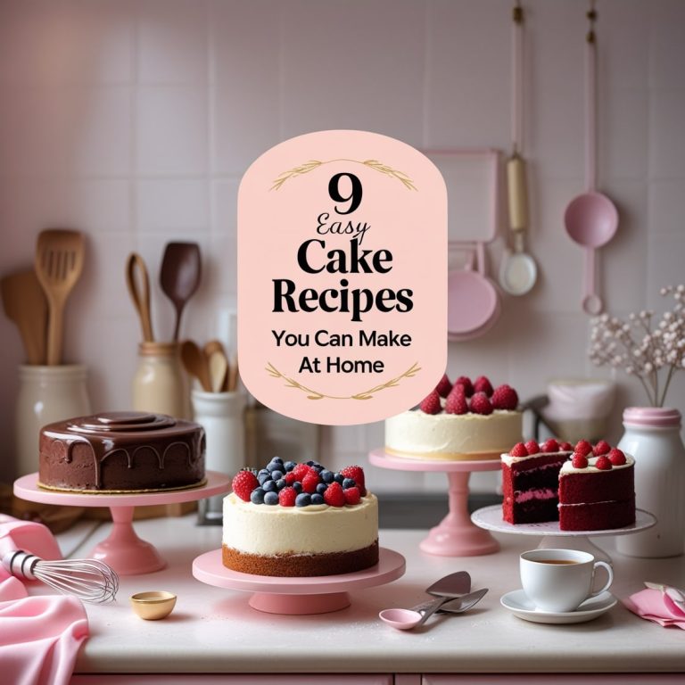9 Easy Cake Recipes You Can Make at Home