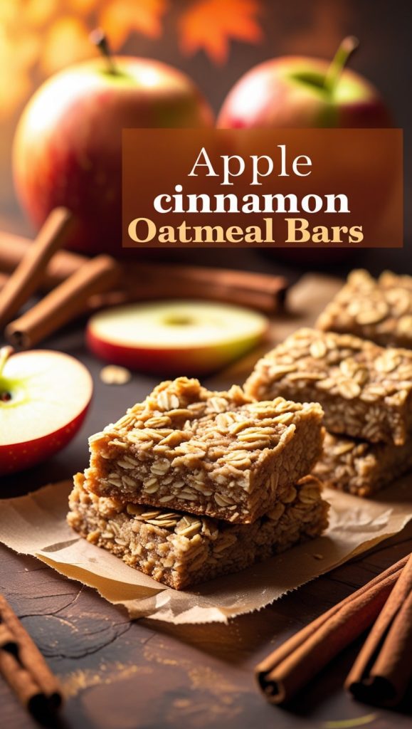 Apple Cinnamon Oatmeal Bars
