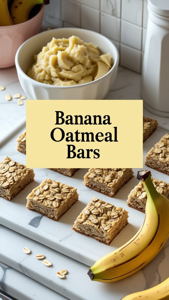 Banana Oatmeal Bars