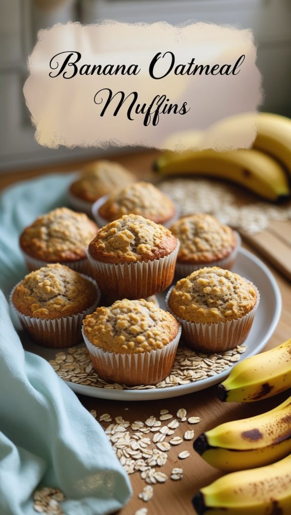 Banana Oatmeal Muffins Recipe