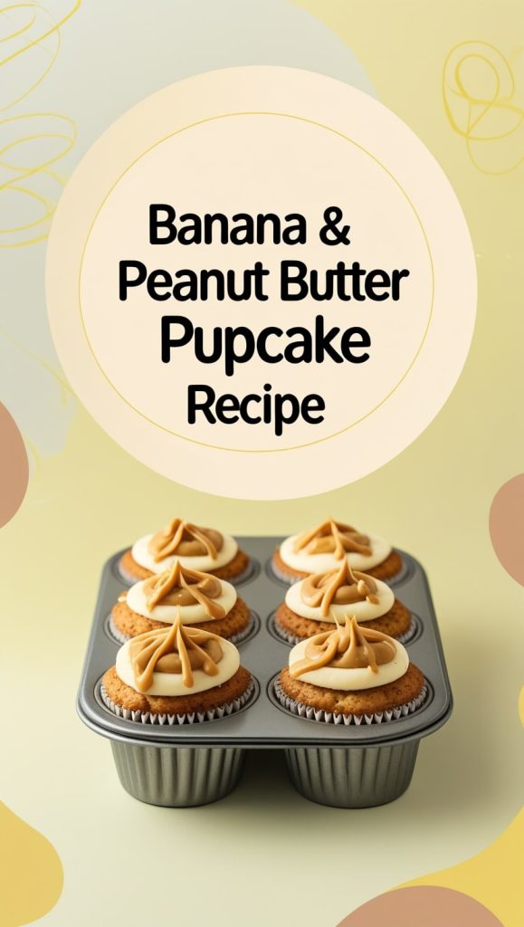 Banana & Peanut Butter Pupcake Recipe