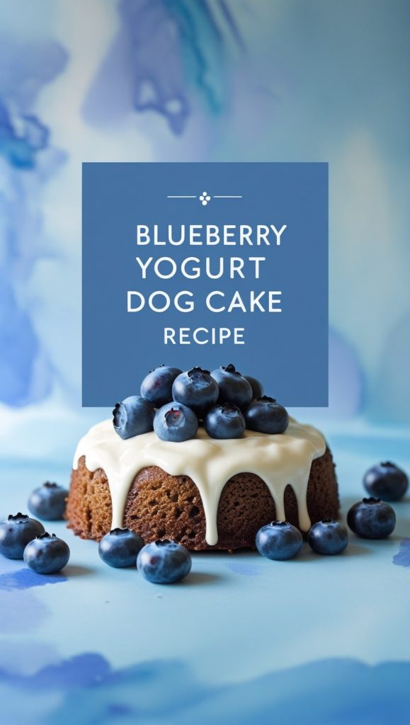 Blueberry Yogurt Dog Cake Recipe