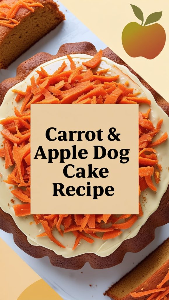 Carrot & Apple Dog Cake Recipe