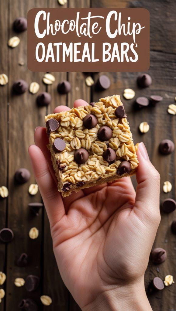 Chocolate Chip Oatmeal Bars