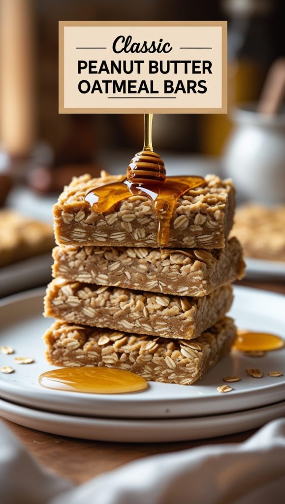 Classic Peanut Butter Oatmeal Bars