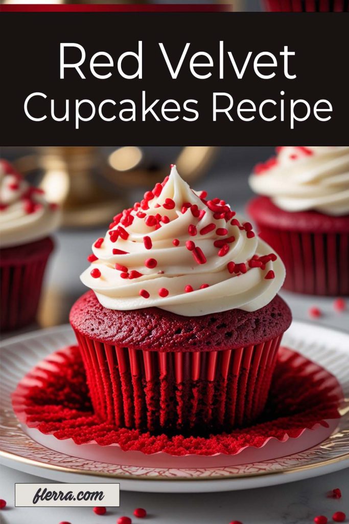 Classic Red Velvet Cupcakes with a Lush Cream Cheese Frosting