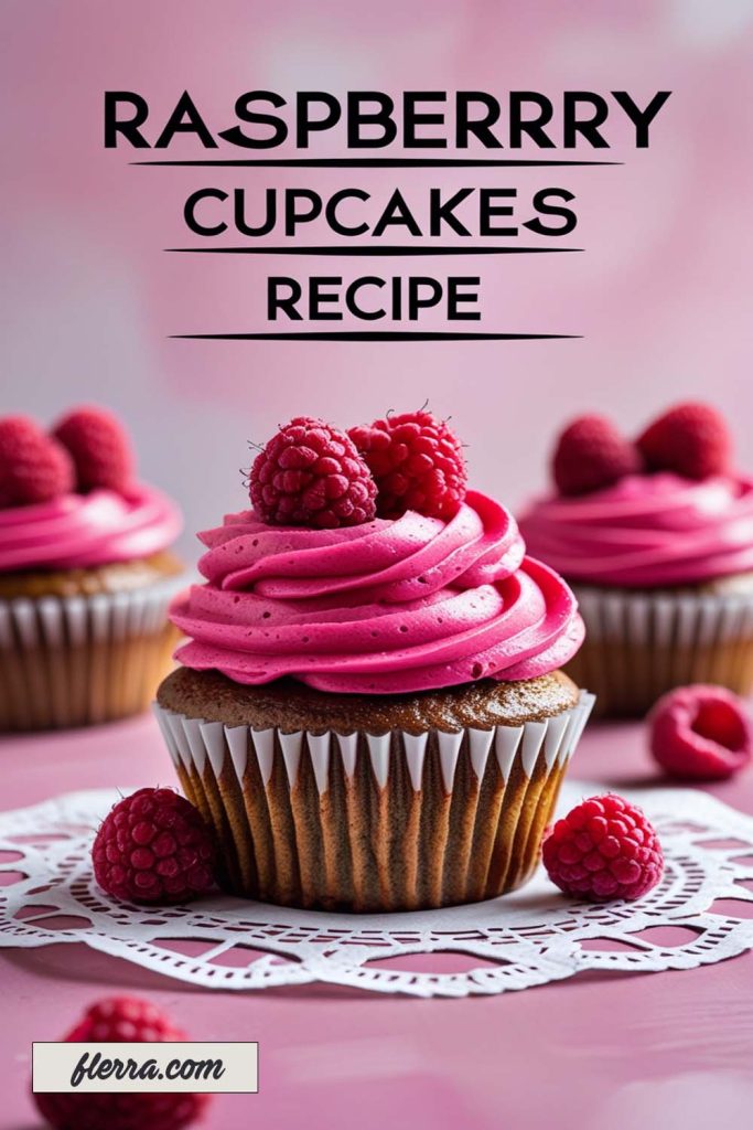 Fresh Raspberry Cupcakes with a Sweet & Tangy Kick