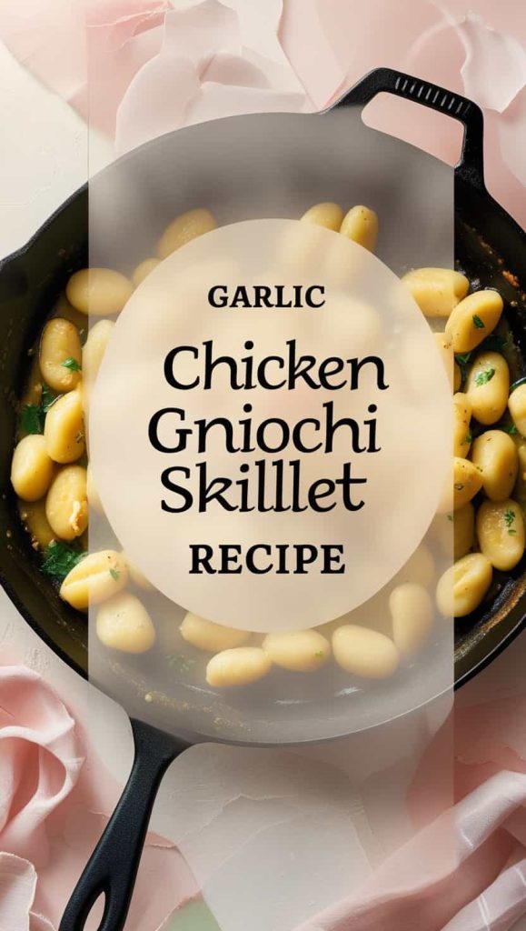 Garlic Chicken Gnocchi Skillet Recipe