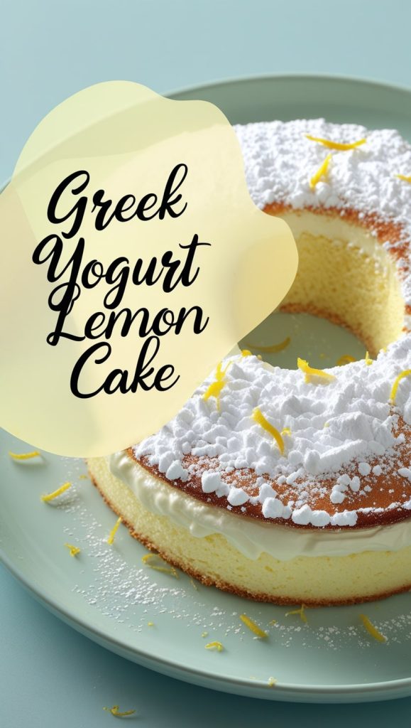 Greek Yogurt Lemon Cake Recipe