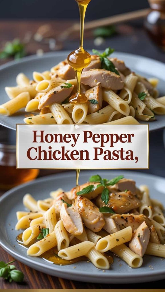 Honey Pepper Chicken Pasta – Sweet, Spicy, and Irresistible
