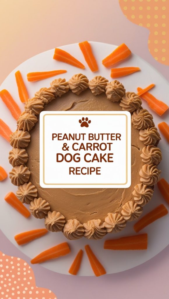 Peanut Butter & Carrot Dog Cake Recipe