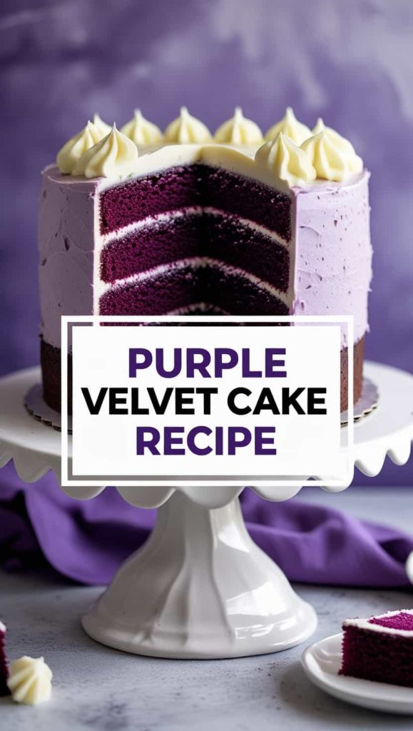 1. Purple Velvet Cake Recipe
