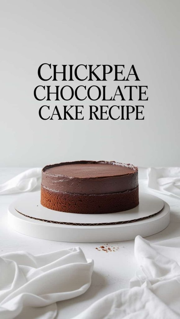 10. Chickpea Chocolate Cake Recipe