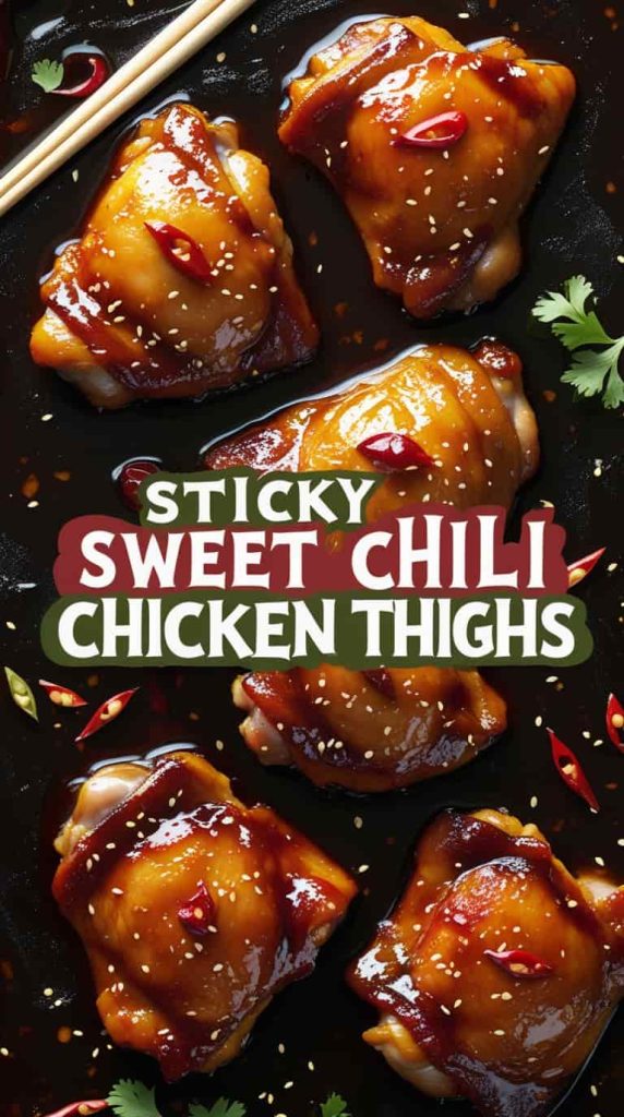 Sticky Sweet Chili Chicken Thighs Recipe