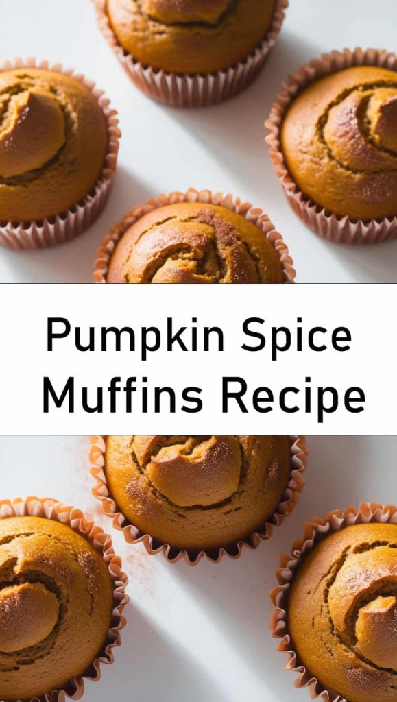 12. Pumpkin Spice Muffins Recipe