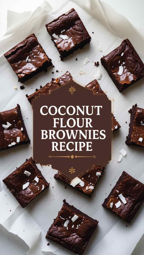 14. Coconut Flour Brownies Recipe