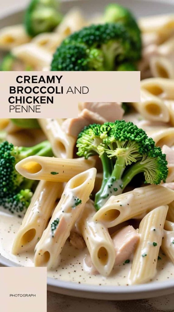 Creamy Broccoli and Chicken Penne