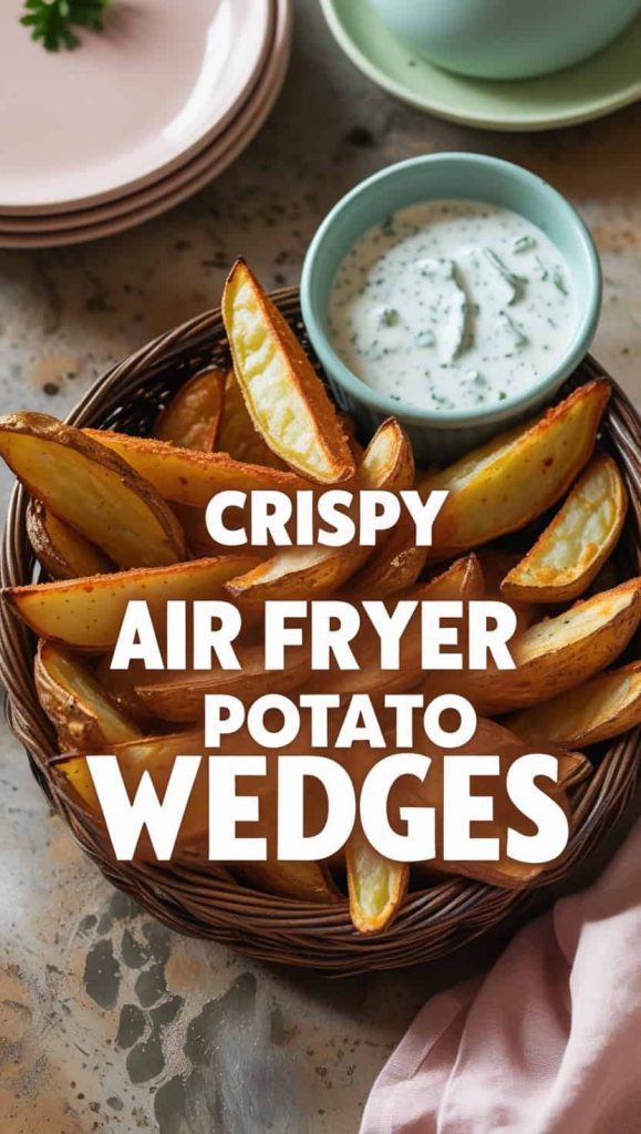 Crispy Air Fryer Potato Wedges