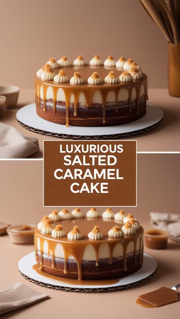 Luxurious Salted Caramel Cake Recipe