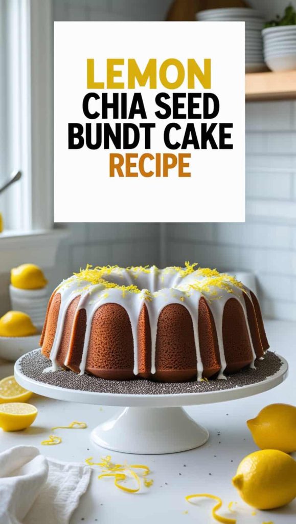 3. Lemon Chia Seed Bundt Cake Recipe