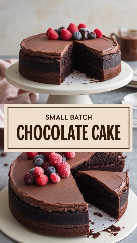 Small Batch Chocolate Cake Recipe