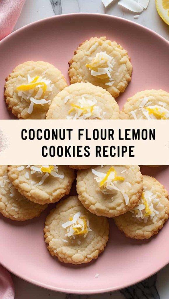 4. Coconut Flour Lemon Cookies Recipe