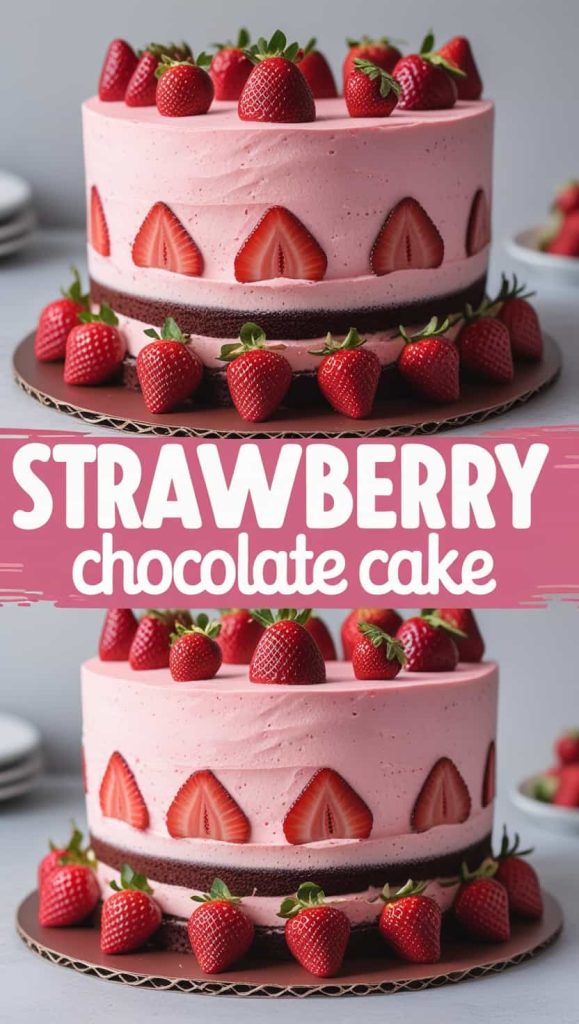 Strawberry Chocolate Cake Recipe