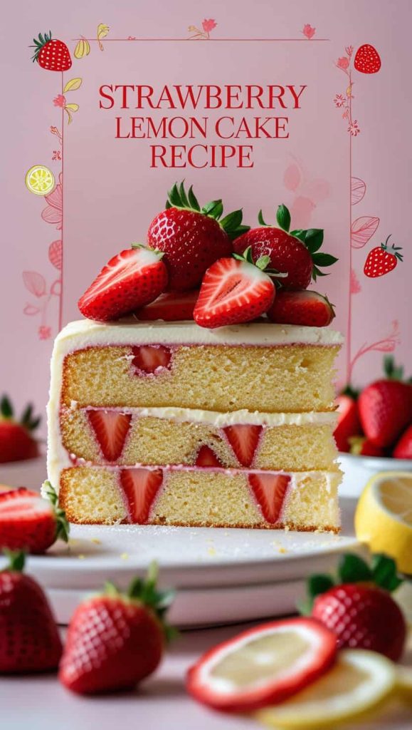 Strawberry Lemon Cake Recipe