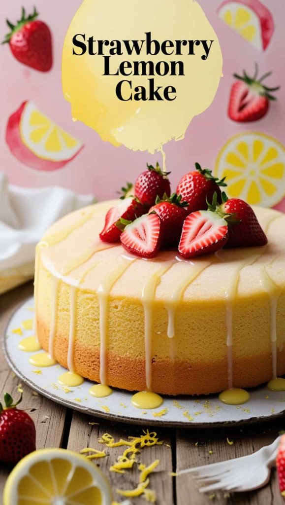 Strawberry Lemon Cake Recipe