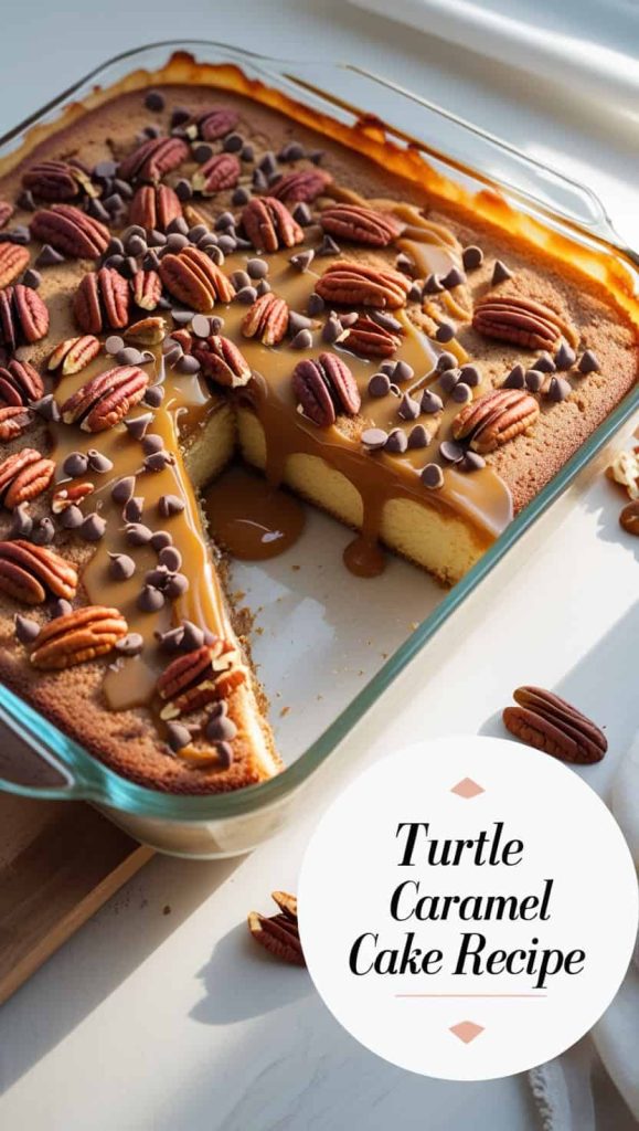 Turtle Caramel Cake Recipe