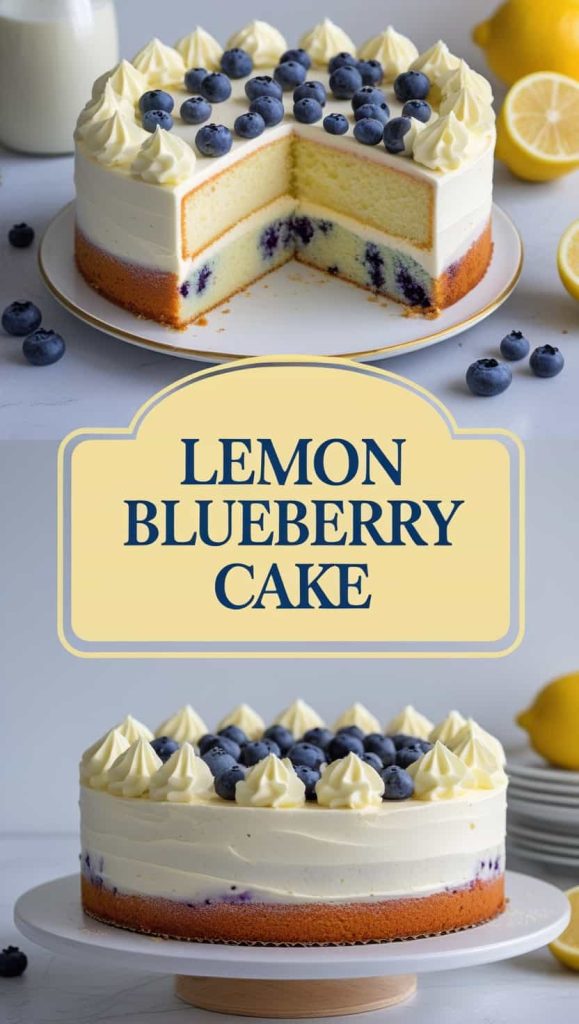 Lemon Blueberry Cake Recipe