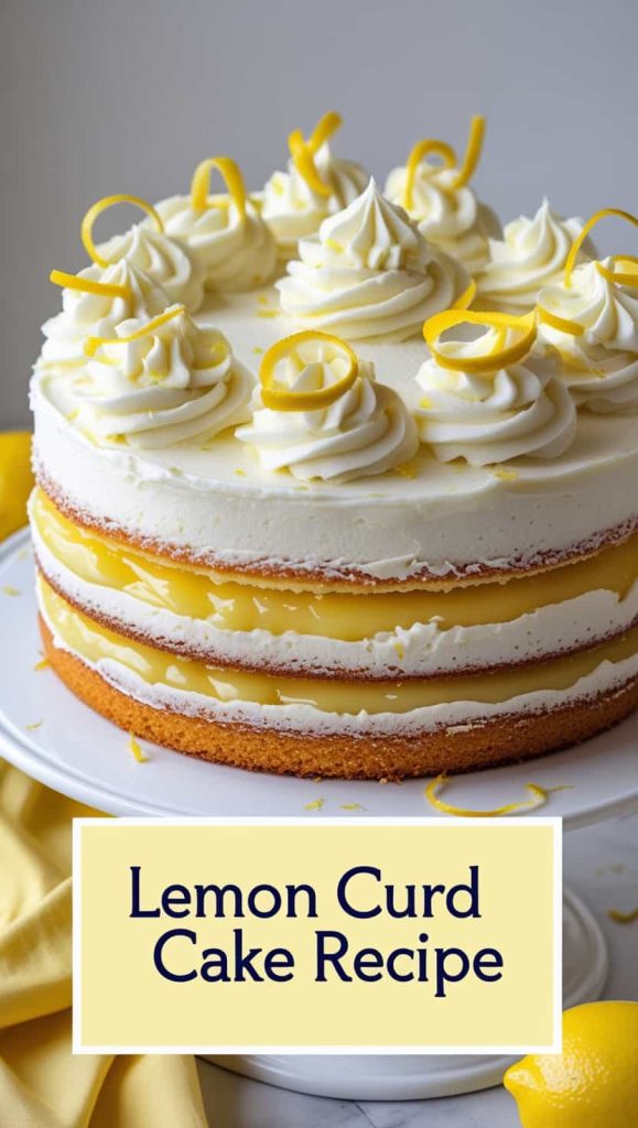 Lemon Curd Cake Recipe