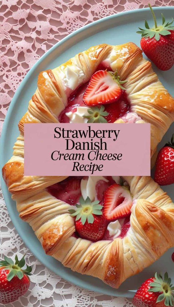 Strawberry Danish with Cream Cheese Recipe