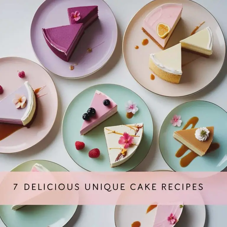 7 Delicious Unique Cake Recipes