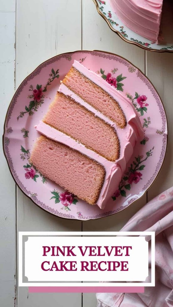 Pink Velvet Cake Recipe