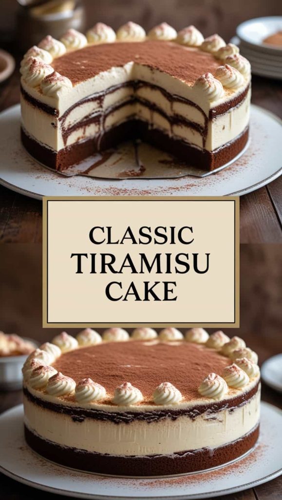 Classic Tiramisu Cake Recipe