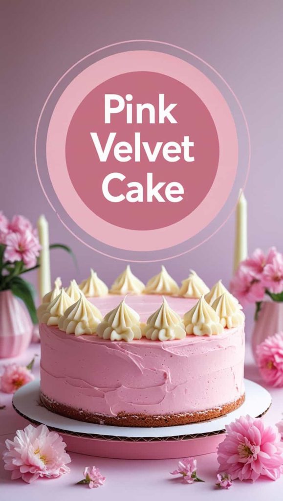 Pink Velvet Cake Recipe