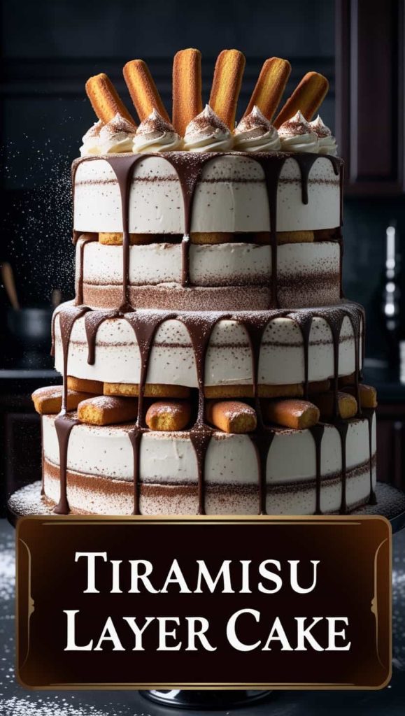 Tiramisu Layer Cake Recipe