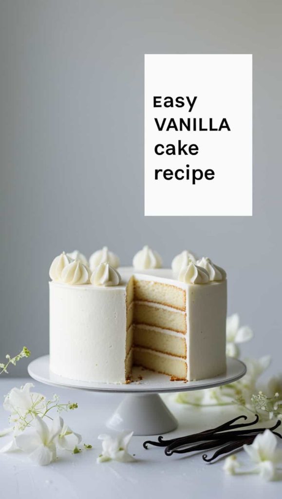 Easy Vanilla Cake Recipe