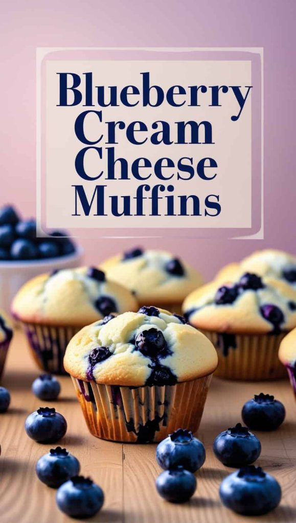 Blueberry Cream Cheese Muffins Recipe