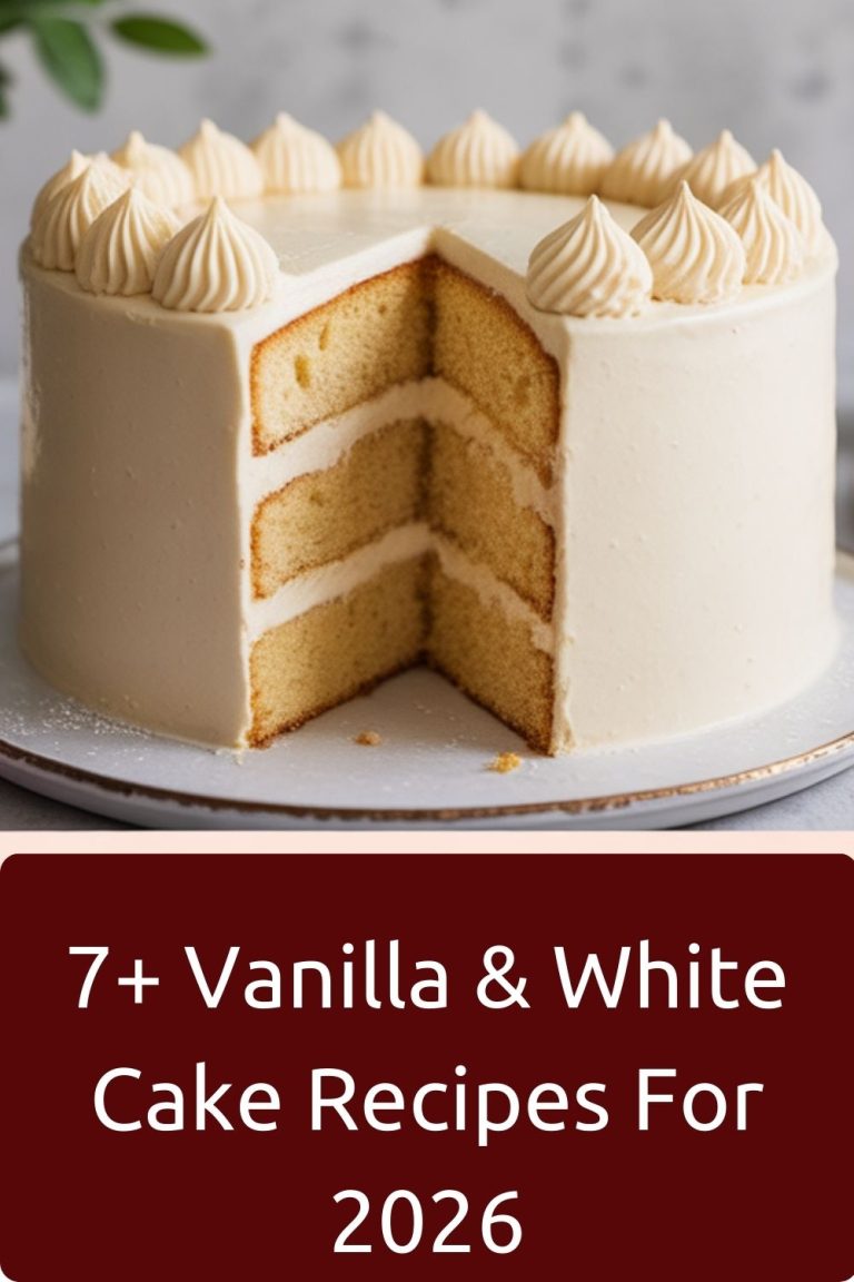 Top 7 Vanilla & White Cake Recipes