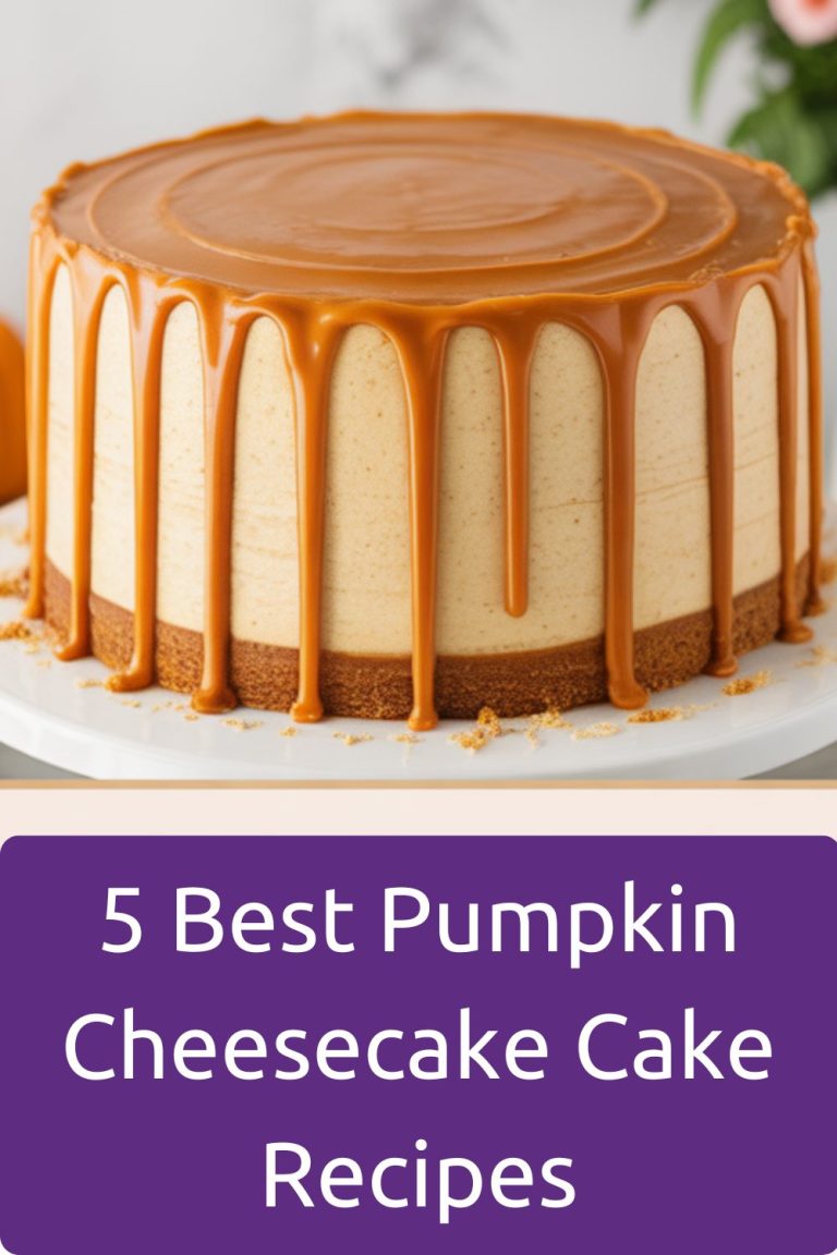 5 Best Pumpkin Cheesecake Cake Recipes