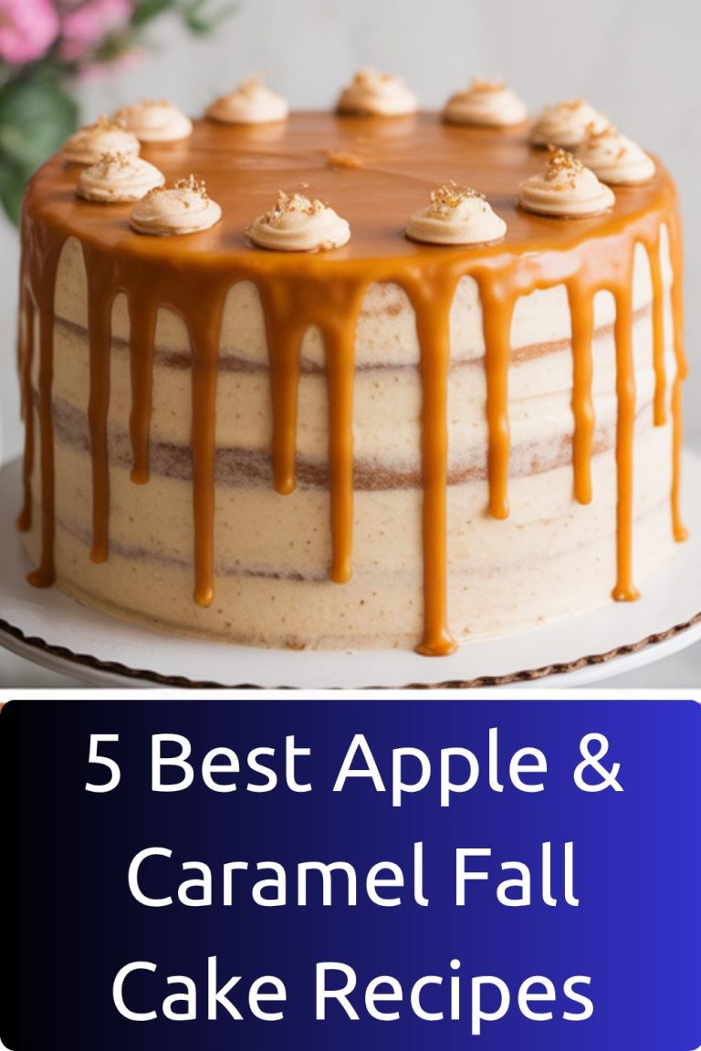 5 Best Apple & Caramel Fall Cake Recipes