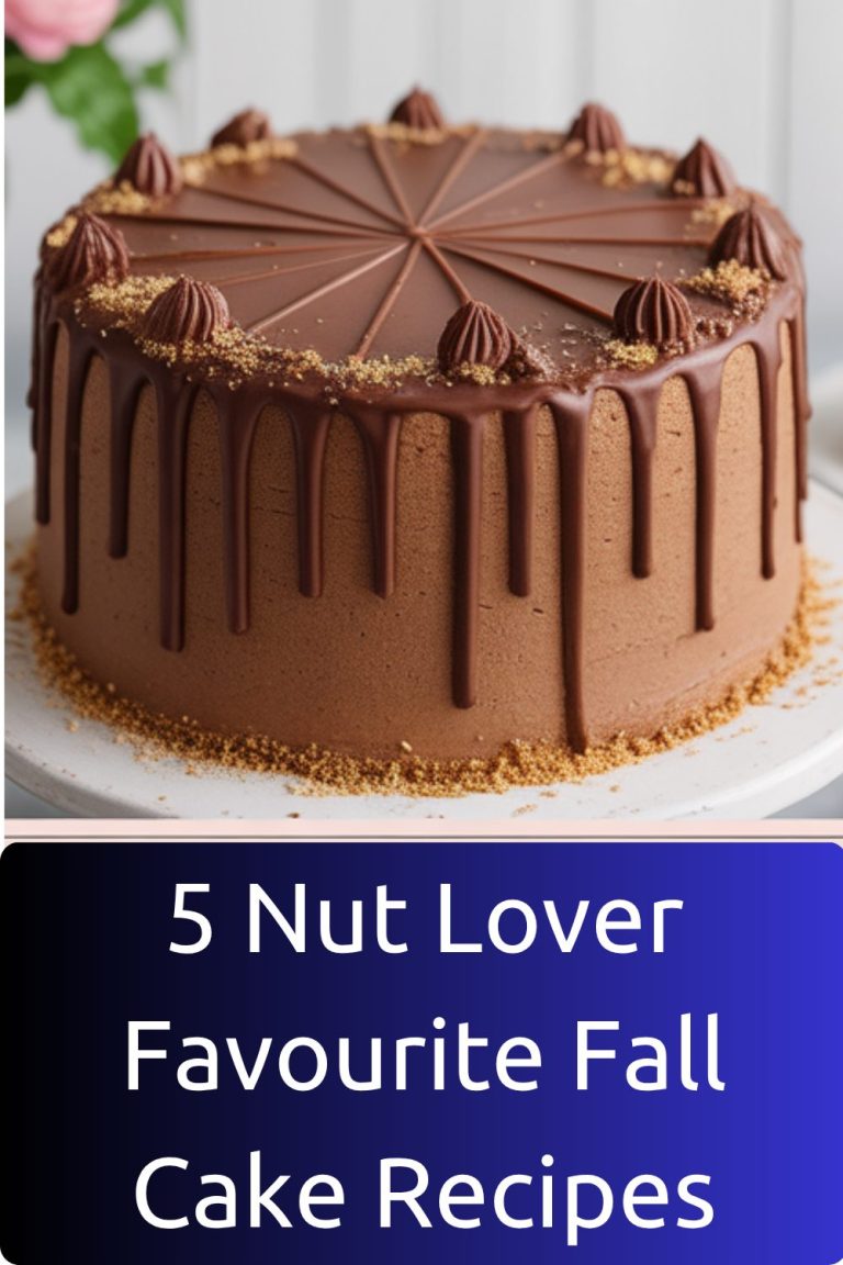5 Nut Lover Favourite Fall Cake Recipes