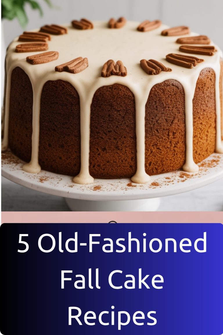 5 Old-Fashioned Fall Cake Recipes