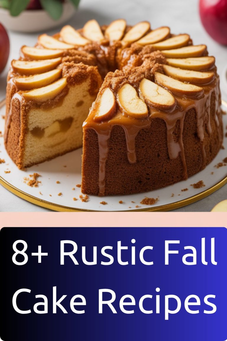 8+ Rustic Fall Cake Recipes