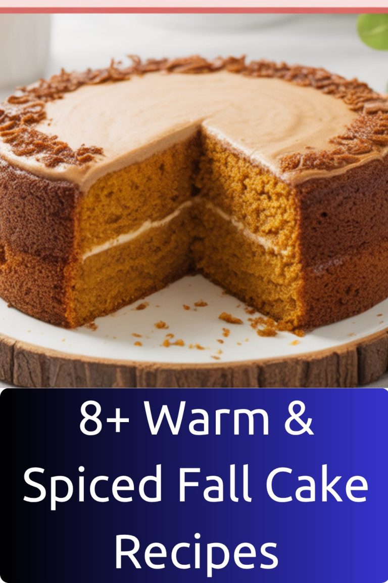 8+ Warm & Spiced Fall Cake Recipes