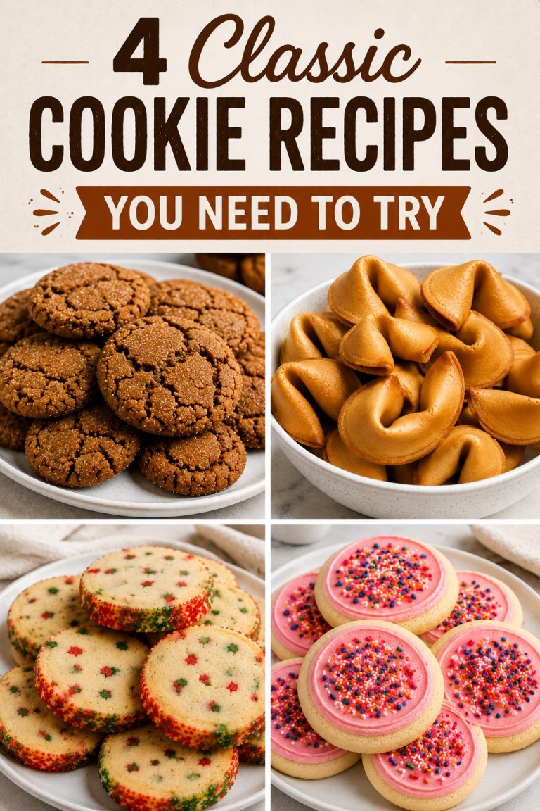 4 Classic Cookie Recipes You Need to Try